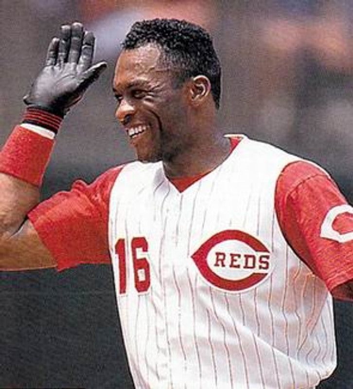 Cincinnati Reds Reggie Sanders MLB jersey front view