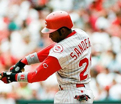 Cincinnati Reds Deion Sanders MLB jersey front view