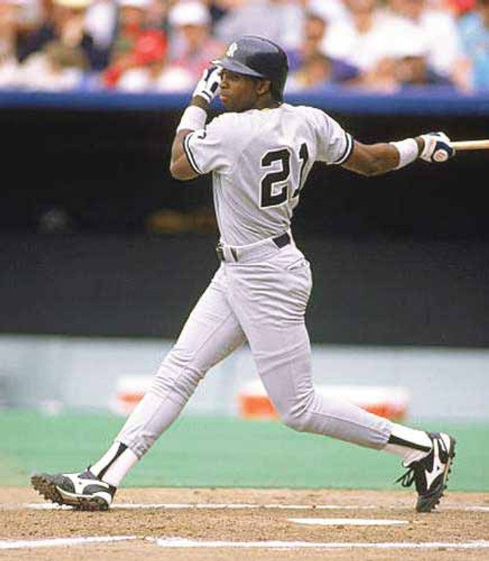 DS NYY 1990 Away Throwback Baseball Stitched Jersey, Vintage Baseball Jersey, Retro Sewn Jersey