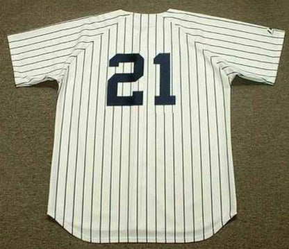 New York Yankees Deion Sanders MLB jersey front view