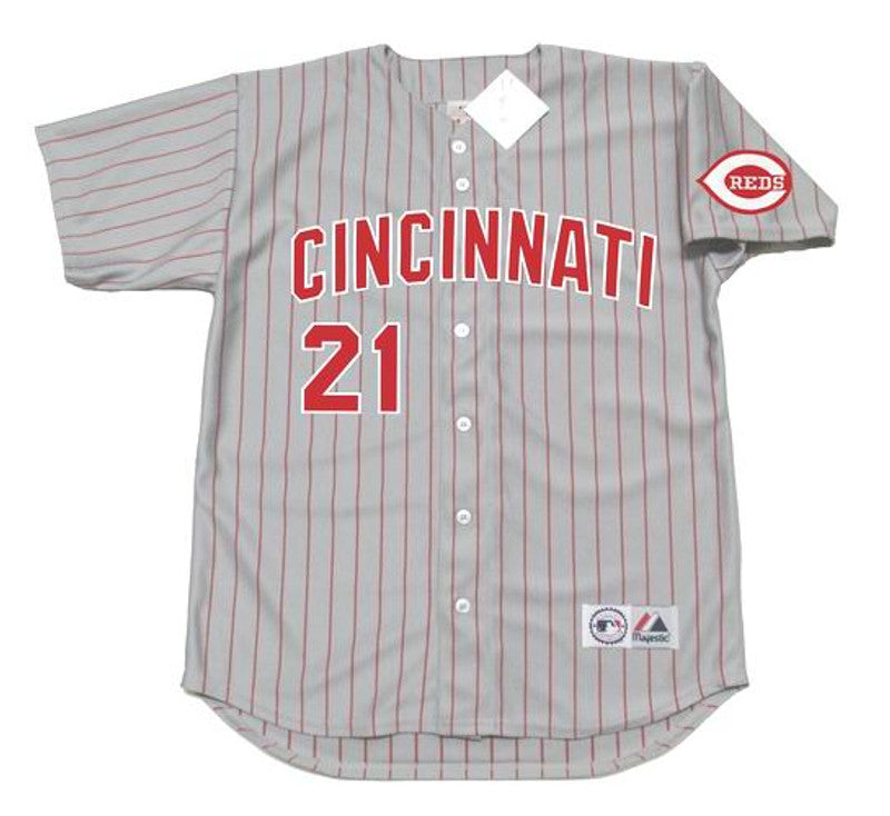 Cincinnati Reds Deion Sanders MLB jersey front view