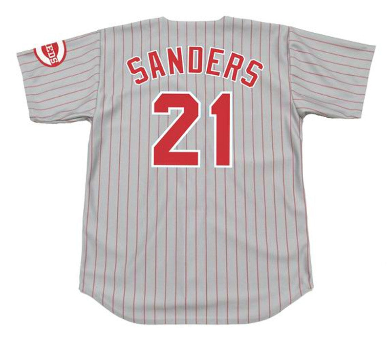 Cincinnati Reds Deion Sanders MLB jersey front view