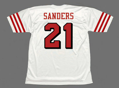 San Francisco 49ers Deion Sanders NFL jersey front view