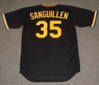 Pittsburgh Pirates Manny Sanguillen Cooperstown MLB jersey front view