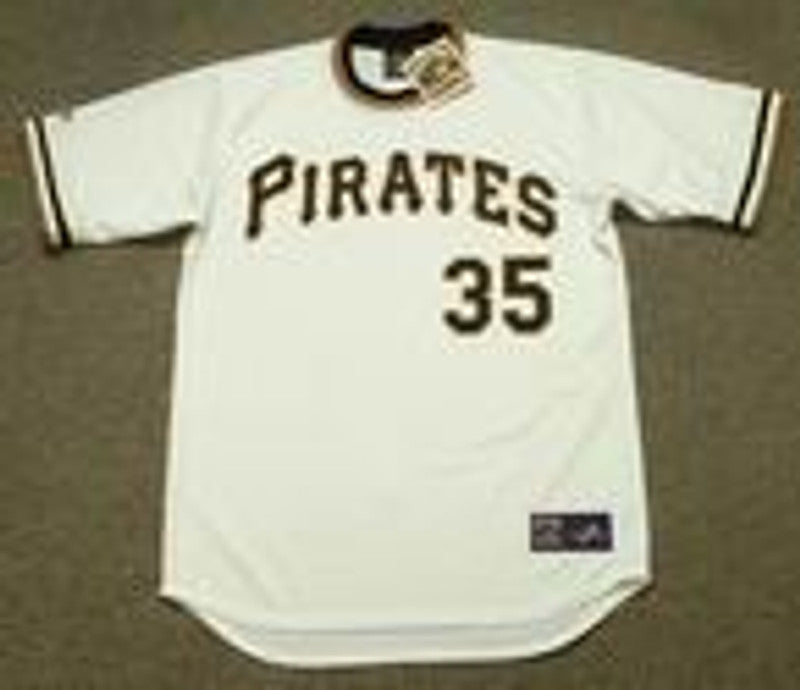 Pittsburgh Pirates Manny Sanguillen Cooperstown MLB jersey front view