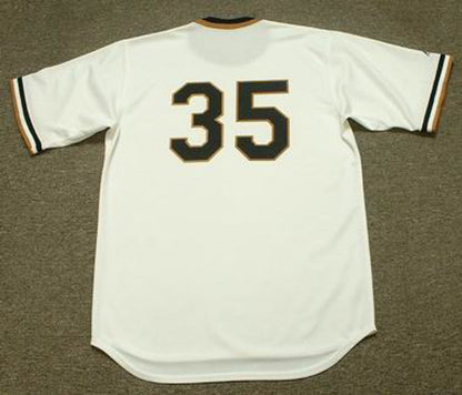 Pittsburgh Pirates Manny Sanguillen Cooperstown MLB jersey front view