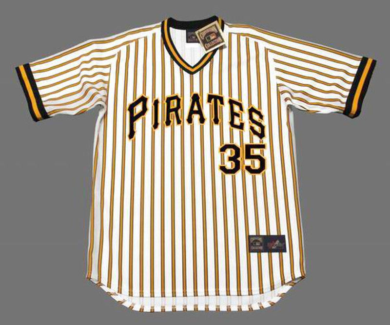 Pittsburgh Pirates Manny Sanguillen Cooperstown MLB jersey front view