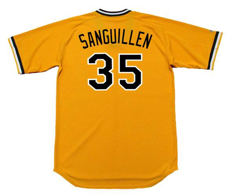 Pittsburgh Pirates Manny Sanguillen Cooperstown MLB jersey front view