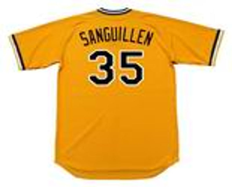 Pittsburgh Pirates Manny Sanguillen Cooperstown MLB jersey front view