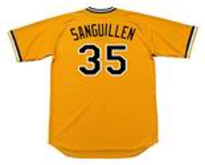 Pittsburgh Pirates Manny Sanguillen Cooperstown MLB jersey front view