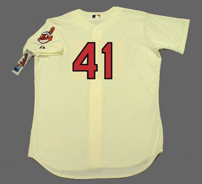 Cleveland Indians Carlos Santana MLB jersey front view