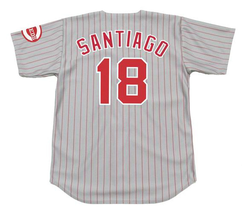 Cincinnati Reds Benito Santiago MLB jersey front view
