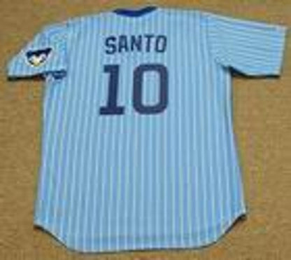 Chicago Cubs Ron Santo Cooperstown MLB jersey front view