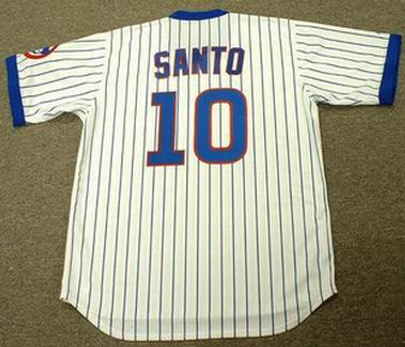 Chicago Cubs Ron Santo Cooperstown MLB jersey front view