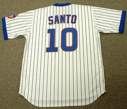 Chicago Cubs Ron Santo Cooperstown MLB jersey front view