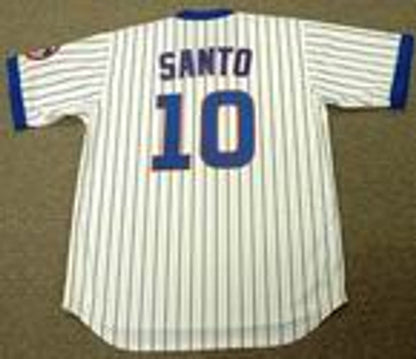 Chicago Cubs Ron Santo Cooperstown MLB jersey front view