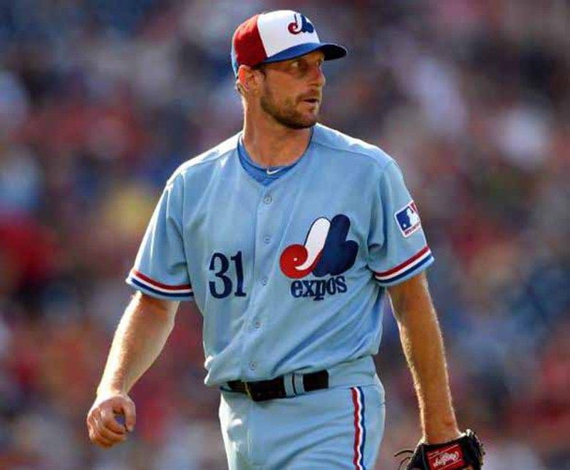Montreal Expos Max Scherzer MLB jersey front view