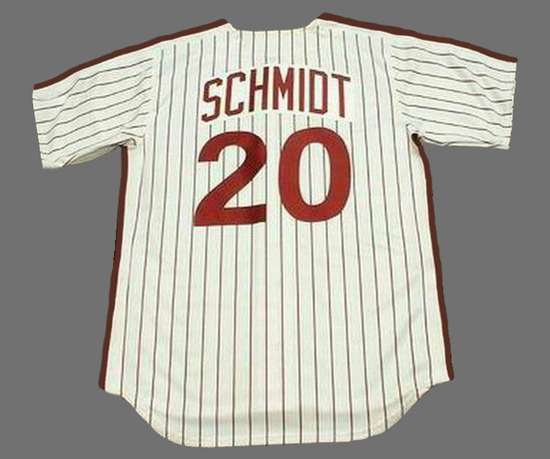 Philadelphia Phillies Mike Schmidt Cooperstown MLB jersey front view