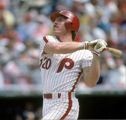 Philadelphia Phillies 1980s Cooperstown Name Number MLB jersey front view