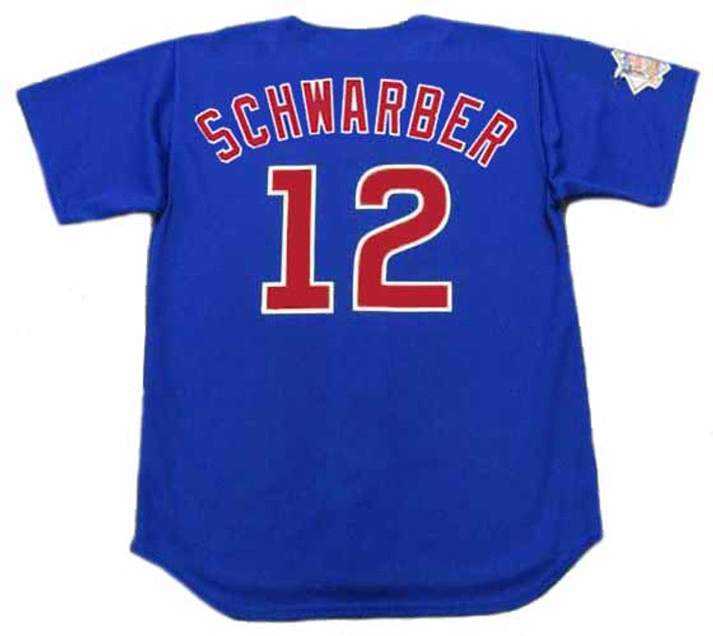 Chicago Cubs Kyle Schwarber MLB jersey front view