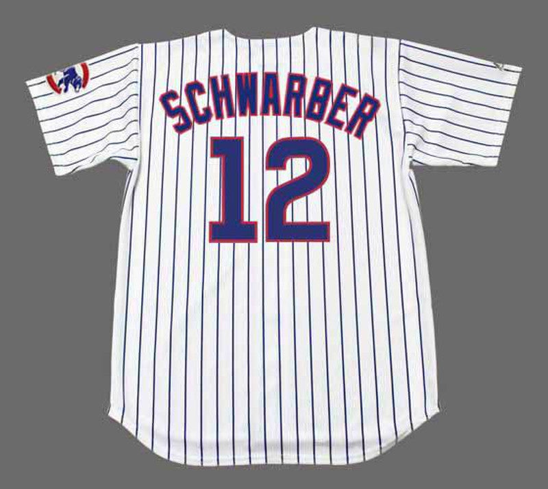Chicago Cubs Kyle Schwarber MLB jersey front view