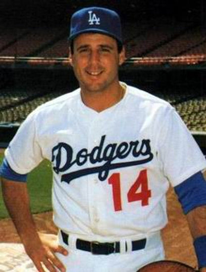 Los Angeles Dodgers Mike Scioscia Cooperstown MLB jersey front view