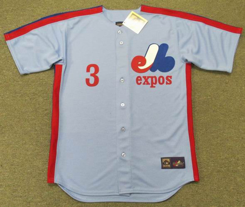 Montreal Expos Rodney Scott Cooperstown MLB jersey front view