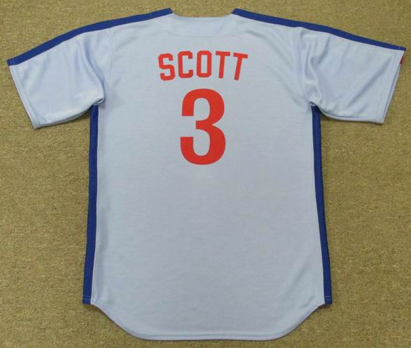 Montreal Expos Rodney Scott Cooperstown MLB jersey front view