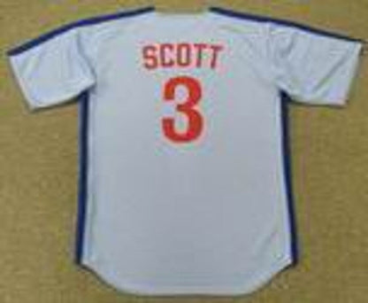 Montreal Expos Rodney Scott Cooperstown MLB jersey front view
