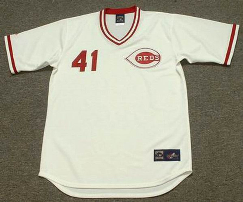 Cincinnati Reds Tom Seaver Cooperstown MLB jersey front view