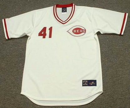 Cincinnati Reds Tom Seaver Cooperstown MLB jersey front view