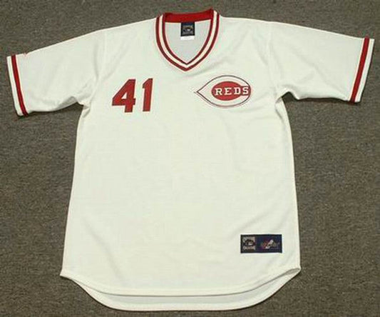 Cincinnati Reds Tom Seaver Cooperstown MLB jersey front view