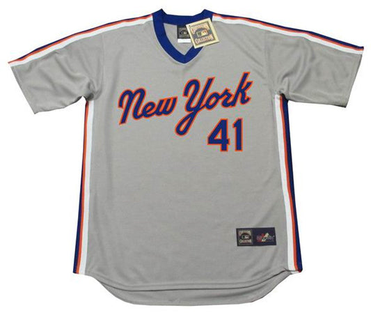 New York Mets Tom Seaver Cooperstown MLB jersey front view