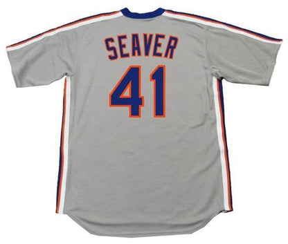 New York Mets Tom Seaver Cooperstown MLB jersey front view