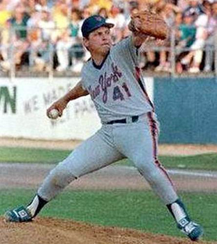 New York Mets Tom Seaver Cooperstown MLB jersey front view