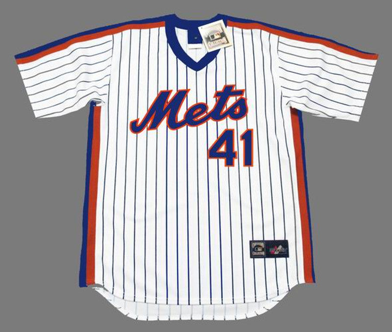 New York Mets Tom Seaver Cooperstown MLB jersey front view