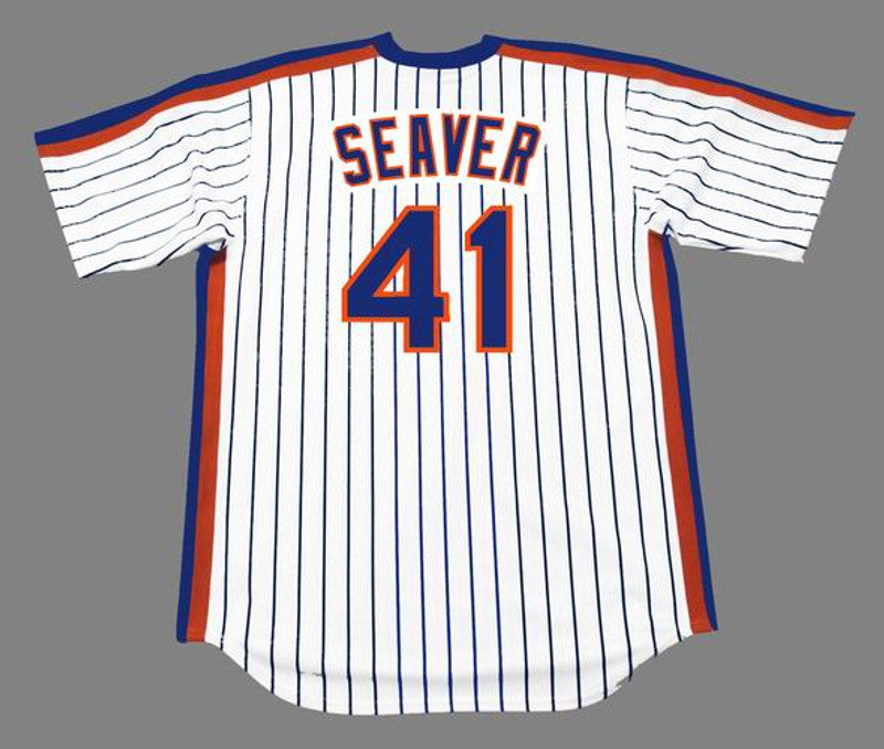 New York Mets Tom Seaver Cooperstown MLB jersey front view