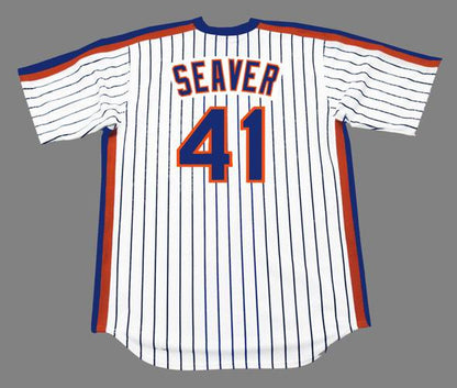New York Mets Tom Seaver Cooperstown MLB jersey front view