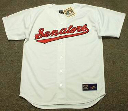 Denny Mclain Washington Senators 1971 Cooperstown Home Stitched Jersey jersey front view