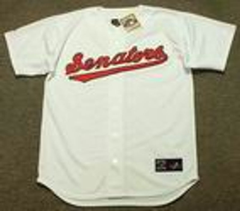 Washington Senators 1960S Cooperstown Throwback Home Stitched Jersey jersey front view