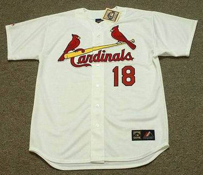 Mike Shannon St Louis Cardinals 1967 Cooperstown Throwback Home Baseball Stitched Jersey jersey front view