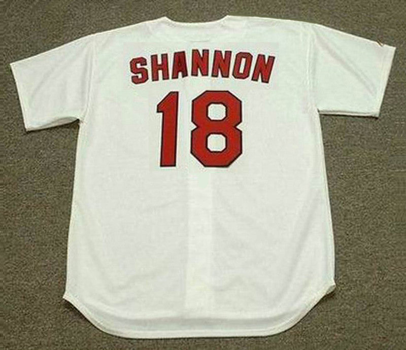 Mike Shannon St Louis Cardinals 1967 Cooperstown Throwback Home Baseball Stitched Jersey jersey front view