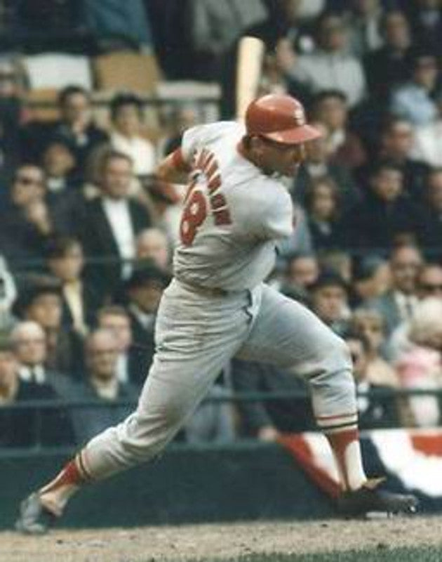 Mike Shannon St Louis Cardinals 1967 Cooperstown Throwback Away Stitched Jersey jersey front view