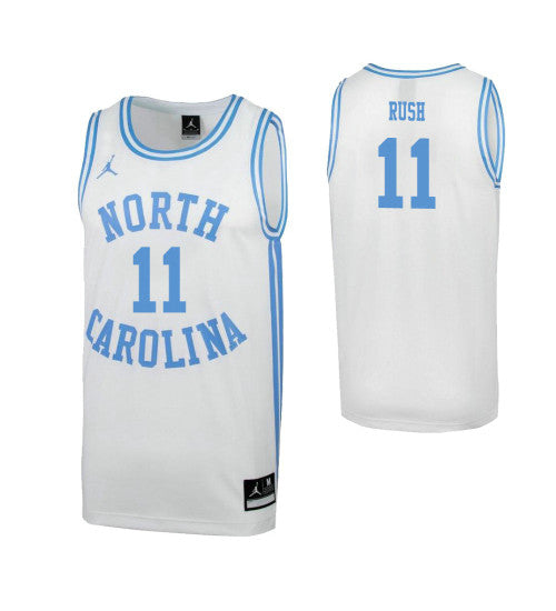 North Carolina Tar Heels Shea Rush Special College Basketball Jersey White stitched college jersey