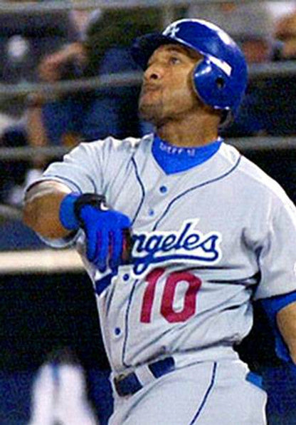 Los Angeles Dodgers Gary Sheffield MLB jersey front view