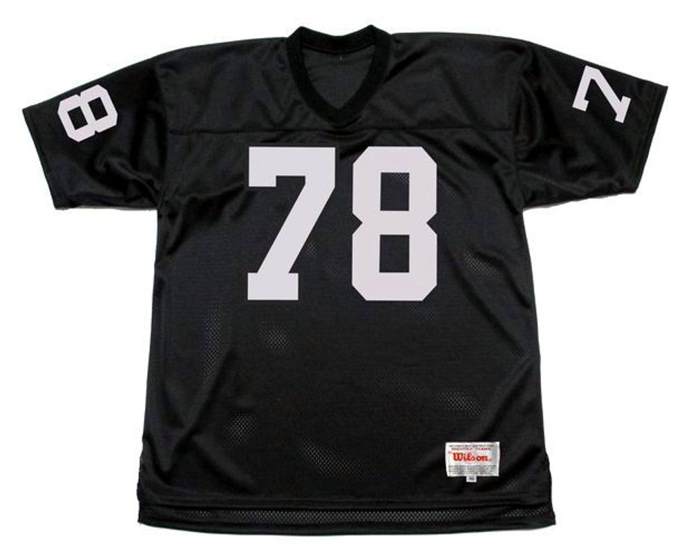 Oakland Raiders Art Shell NFL jersey front view