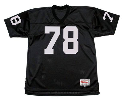 Oakland Raiders Art Shell NFL jersey front view