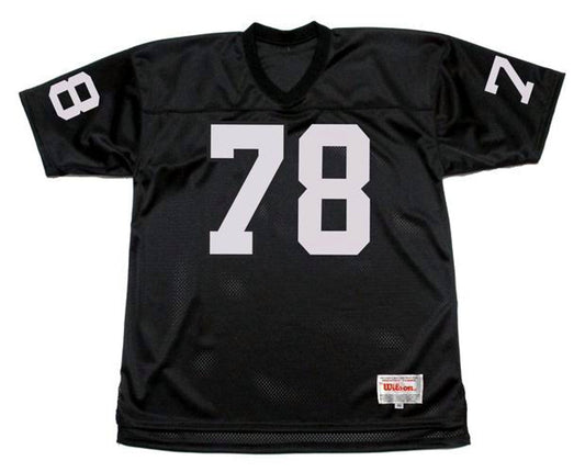 Oakland Raiders Art Shell NFL jersey front view