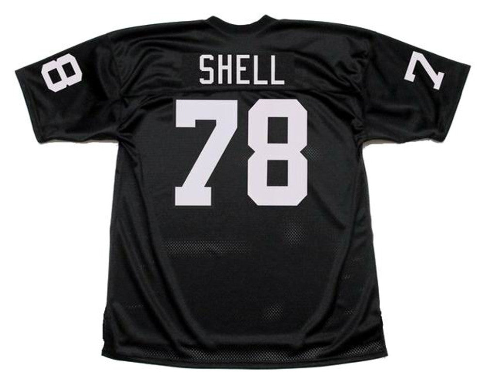 Oakland Raiders Art Shell NFL jersey front view
