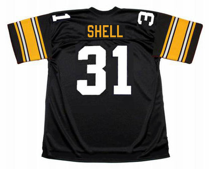 Pittsburgh Steelers Donnie Shell NFL jersey front view